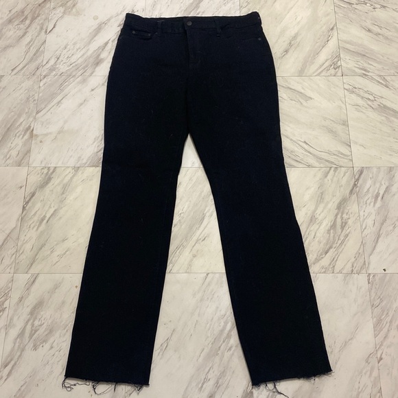 NYDJ Denim - NYDJ Marilyn straight cut black jeans Size 14 Long